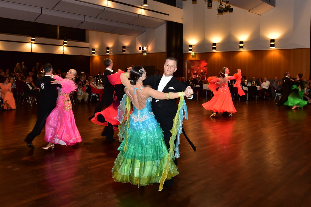 Salsa tanzendes Paar